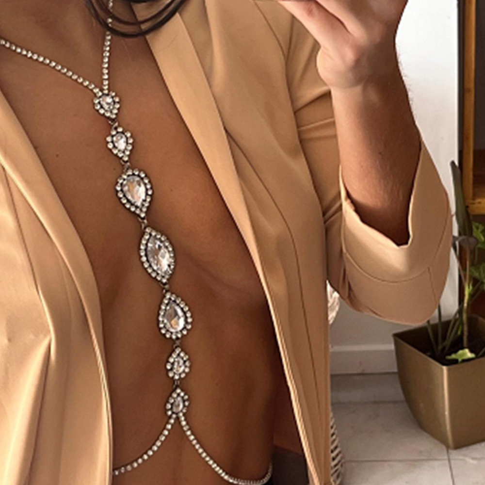 Body Jewelry Necklace - 여성을위한 패션 섹시한 워터 드롭 목걸이