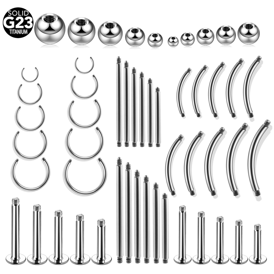 Body Jewelry Replacement Ball - 티타늄 스레드 바벨 교체 액세서리 볼