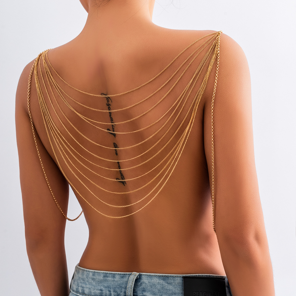 Body Jewelry Retainers - 클래식 멀티 레이어 술 바디 체인