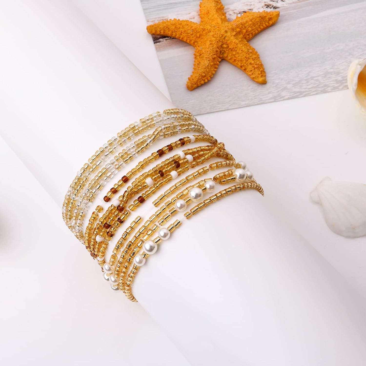 여성용 허리 비즈, 배꼽 비즈, 탄성 체인, 아프리카  - Body Jewelry For You 리뷰 및 가격