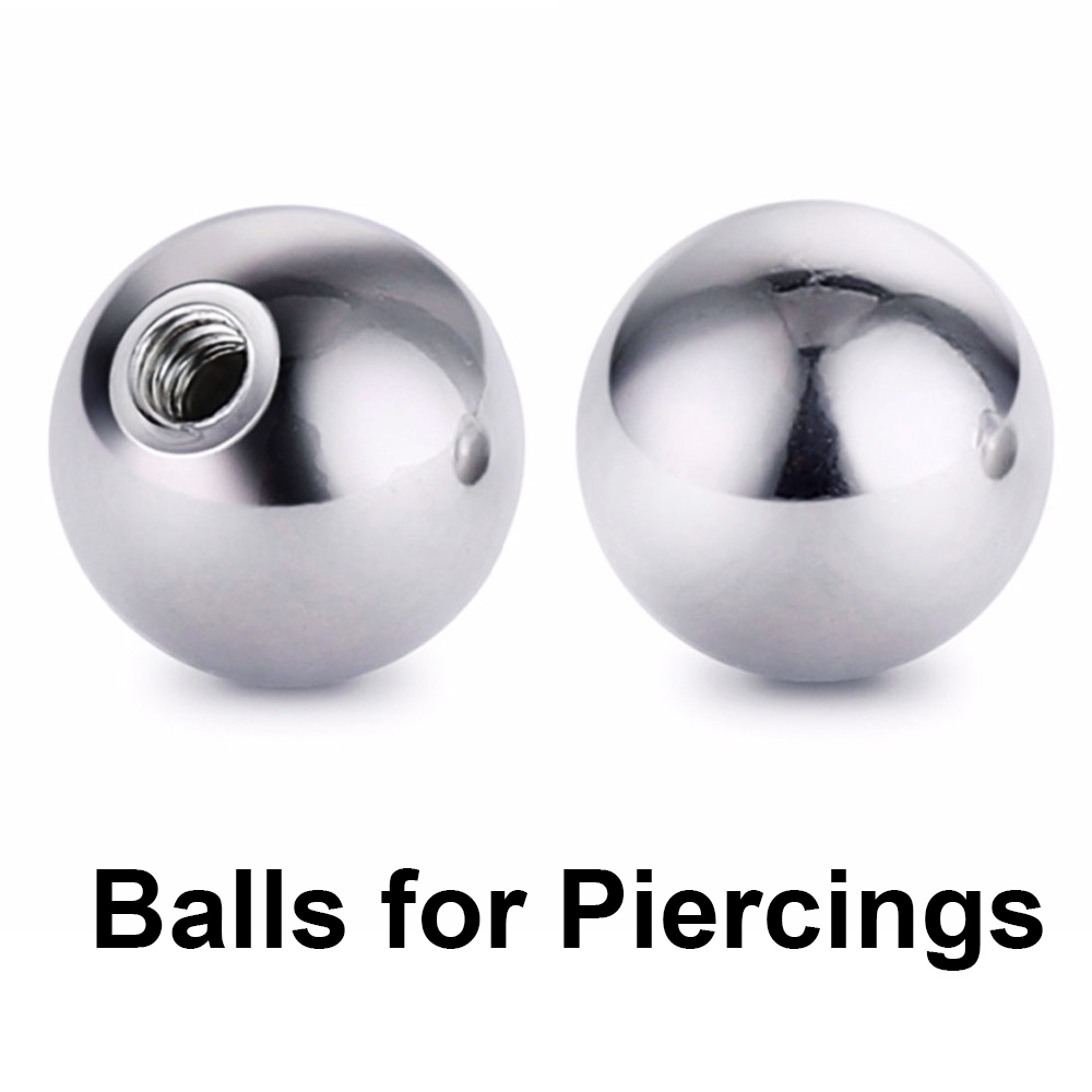 20 조각 스테인레스 스틸 교체 라운드 공 바벨 부품  - Body Jewelry Replacement Ball 리뷰 및 가격